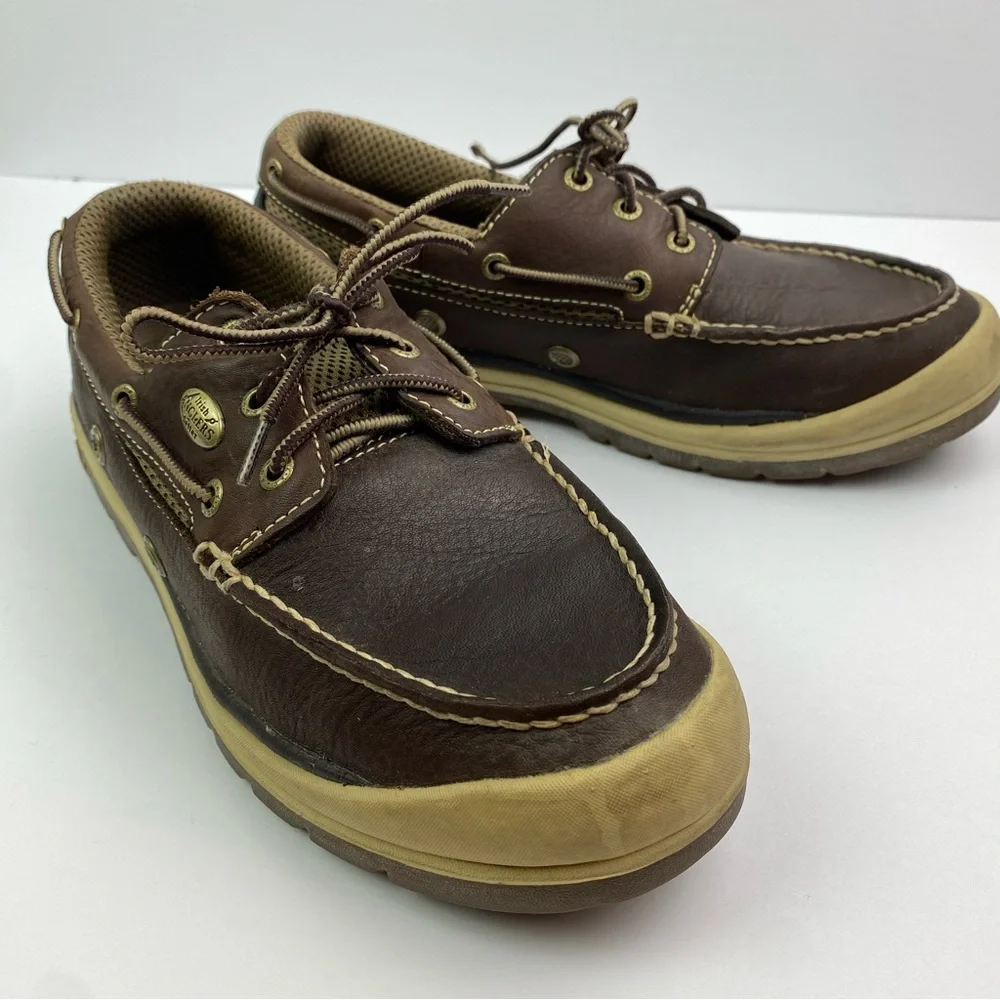Irish Setter | Men’s Brown Leather Lace Up Angler Boat Shoes 9